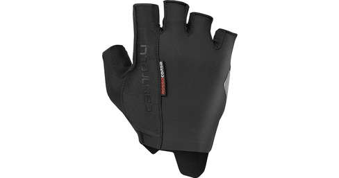 Gants courts Rosso Corsa Espresso