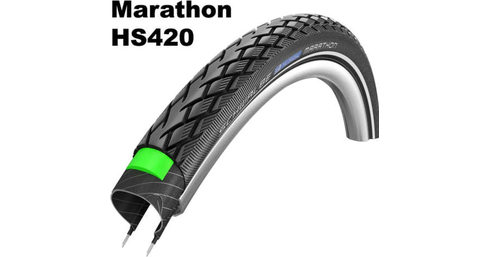 Reifen Marathon 700x35C Drahtreifen mit Reflexstreifen