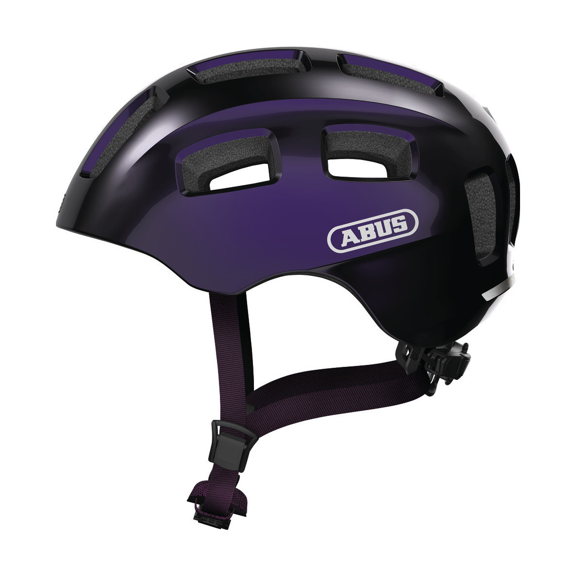 ABUS - Casque De Vélo Youn-I 2.0 - Black Violet