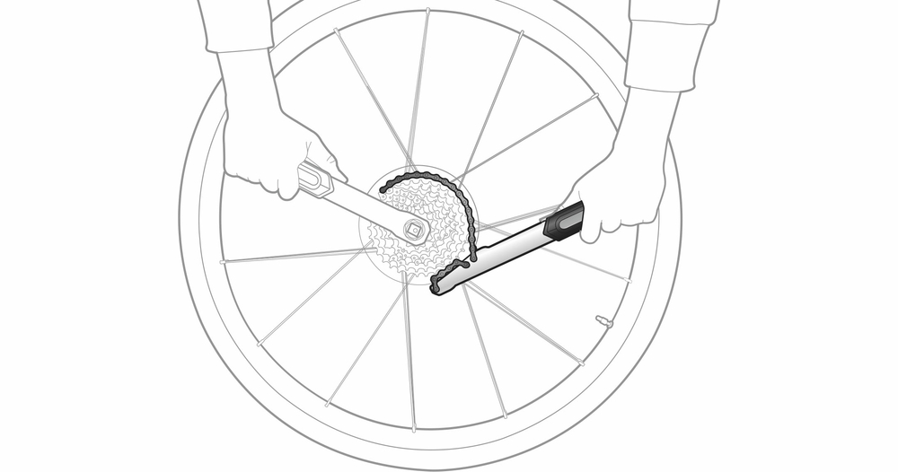 Fouet à chaîne pour vélo, compatible avec 7, 8, 9, 10, 11 et 12 vitesses,  outil de