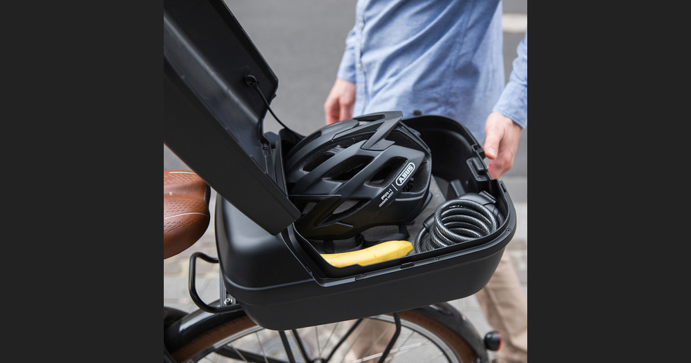 Top case déclipsable pour vélo 12 litres avec support