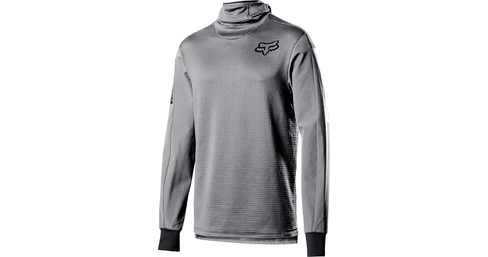 Langarmtrikot Defend Thermo mit Kapuze