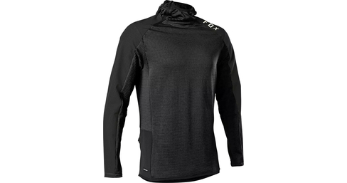 Langarmtrikot Defend Thermo mit Kapuze