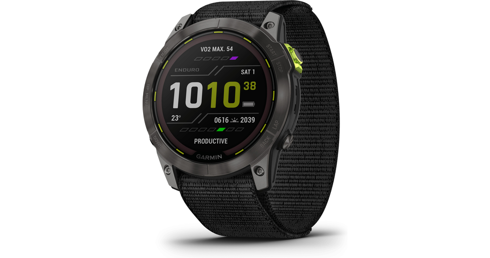 Montre GPS Enduro 2 titane nylon