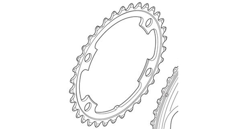 Kettenblatt Ultegra 34 Zähne 6800 4x110 mm 11-fach