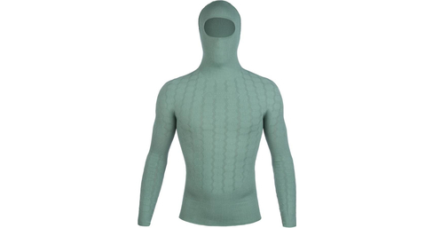 Langarm-Unterhemd Base Layer 5+ mit Kapuze