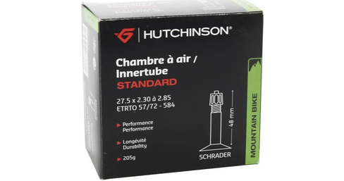 Chambre à air standard 27.5x2.30-2.85 Valve schrader