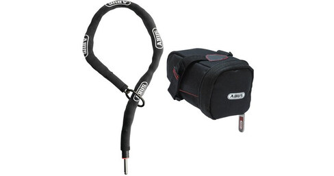 Antivol chaîne/adaptator chain Classic 5.5KS/100 avec sacoche de selle