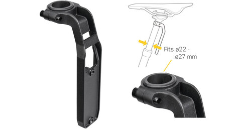 Support tige de selle telescopique DP Mount