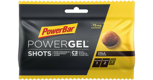 Sachets de 9 bonbons énergétiques powerbar powergel shots 60g