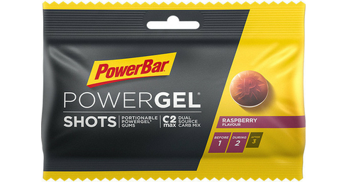 Sachets de 9 bonbons énergétiques powerbar powergel shots 60g
